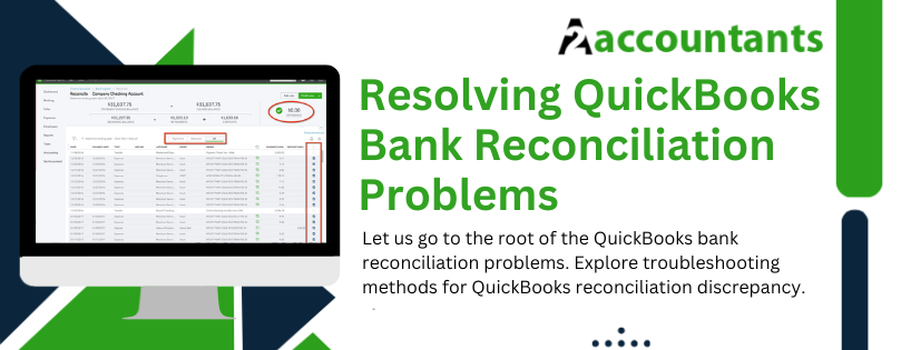 QuickBooks Bank Reconciliation Problems
